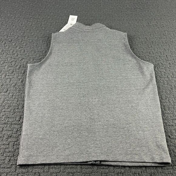 Tasc Vest Mens Medium Gray Full‎ Zip Golf Performance Moisture Wicking NEW - Picture 10 of 11
